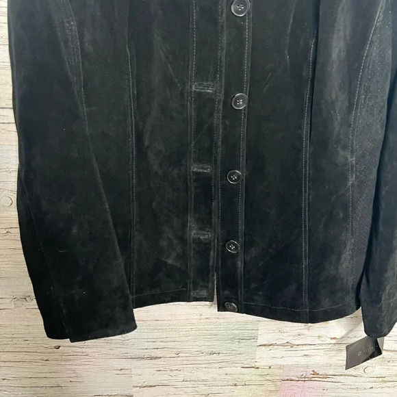 Guillaume black leather jacket NWT size medium - Picture 3 of 10